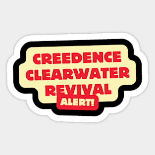 ccr allert Sticker